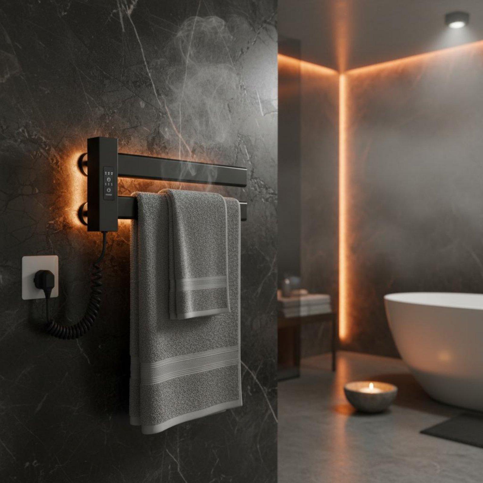 Towel Warmer Electric - Akıllı Havlu Isıtma Rafı Kolay Kurulum