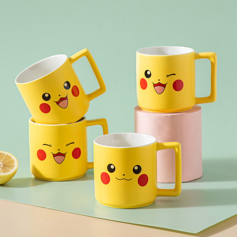 Home Bathroom Model - Yeni Karikatür Pokemon Pikachu Kupa Kahvaltı