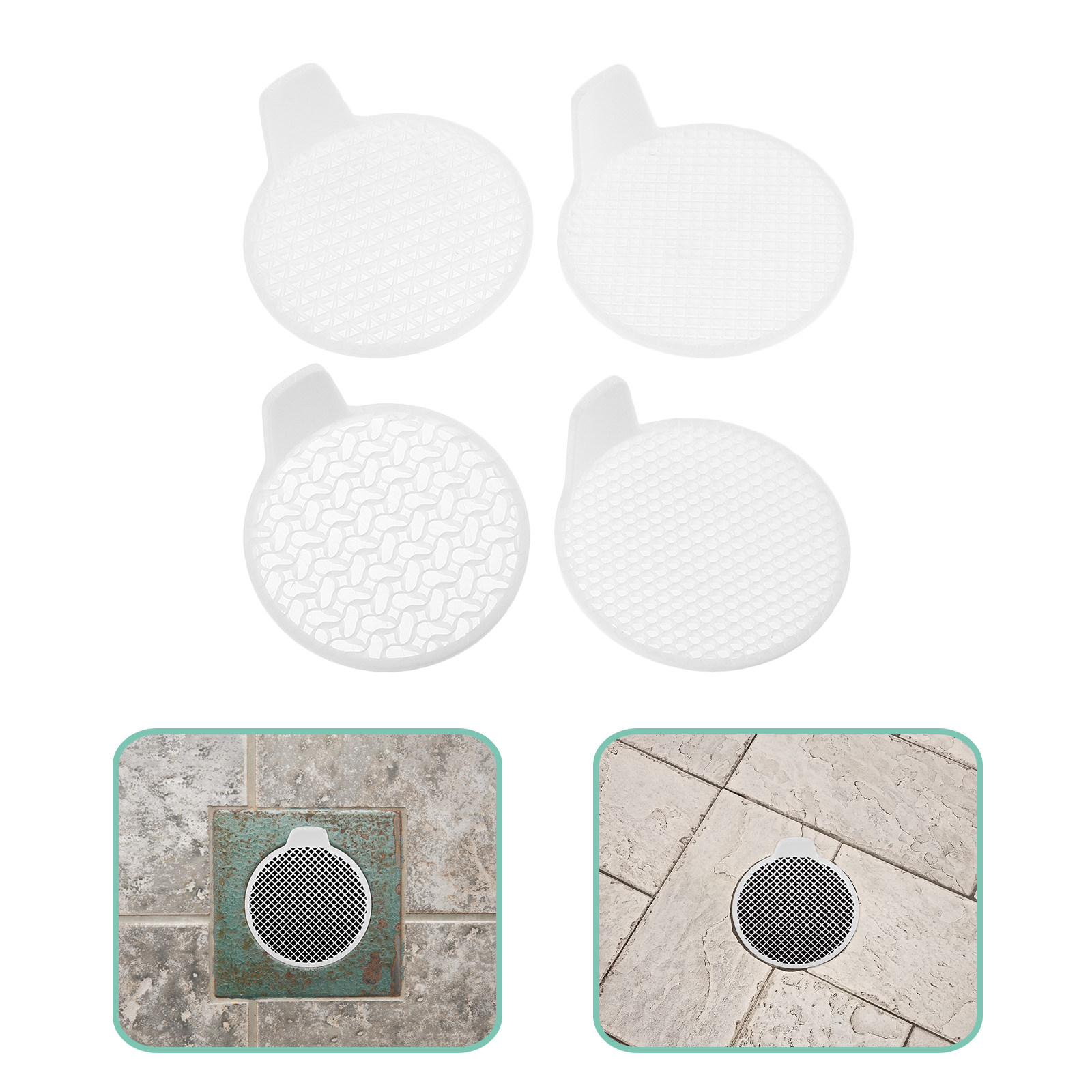 Drain Hair Catcher - 4 Adet Banyo Küveti Drenaj Saç