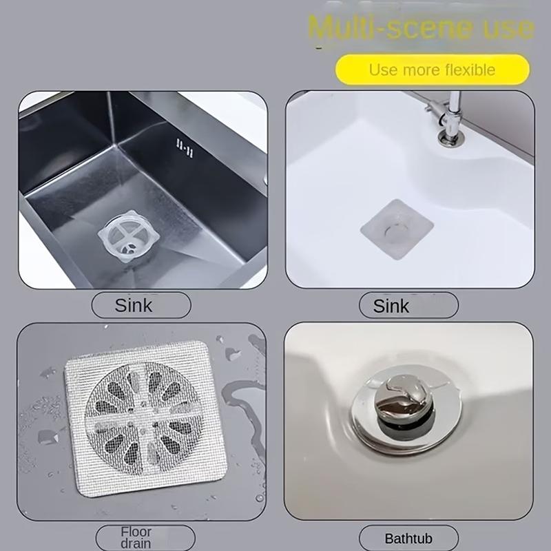 Drain Hair Catcher - Yeni 10/30 Adet Tek Kullanımlık Duş
