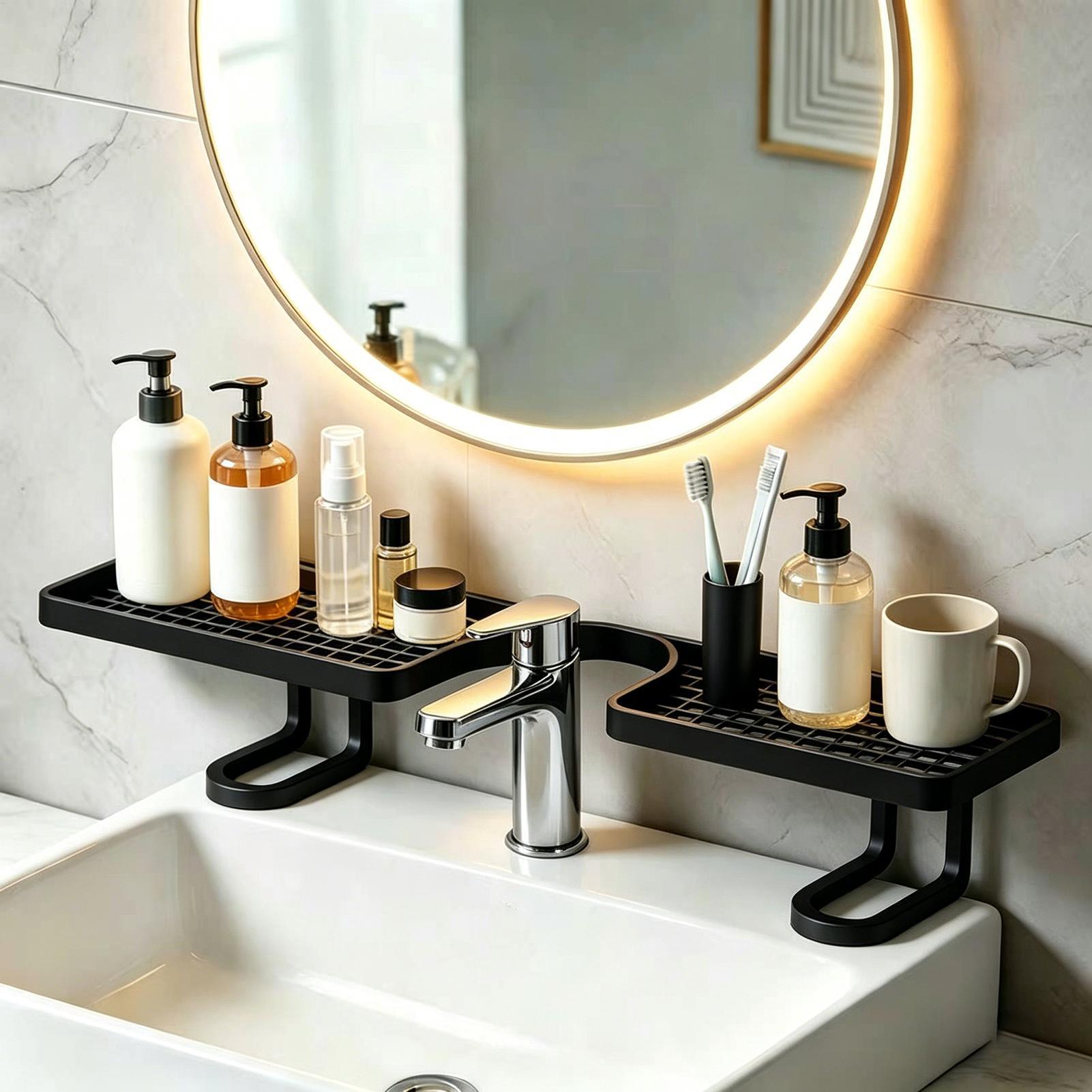 Home Depot Bathroom Sink - Banyo Lavabosu için Musluk Rafı 19.69