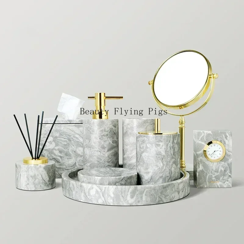 Doğal Mermer Banyo Aksesuarlar - Zara Home Bathroom Set incelemesi ve fiyatı