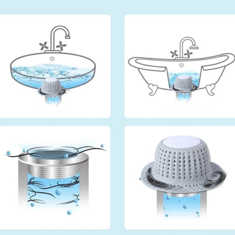 Çıkarılabilir Kendinden Yapışk - Drain Hair Catcher incelemesi ve fiyatı