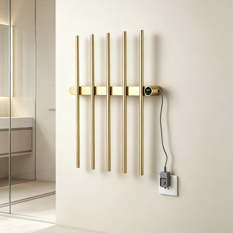 Fırçalanmış Altın Renkli Dikey - Towel Warmer Electric incelemesi ve fiyatı