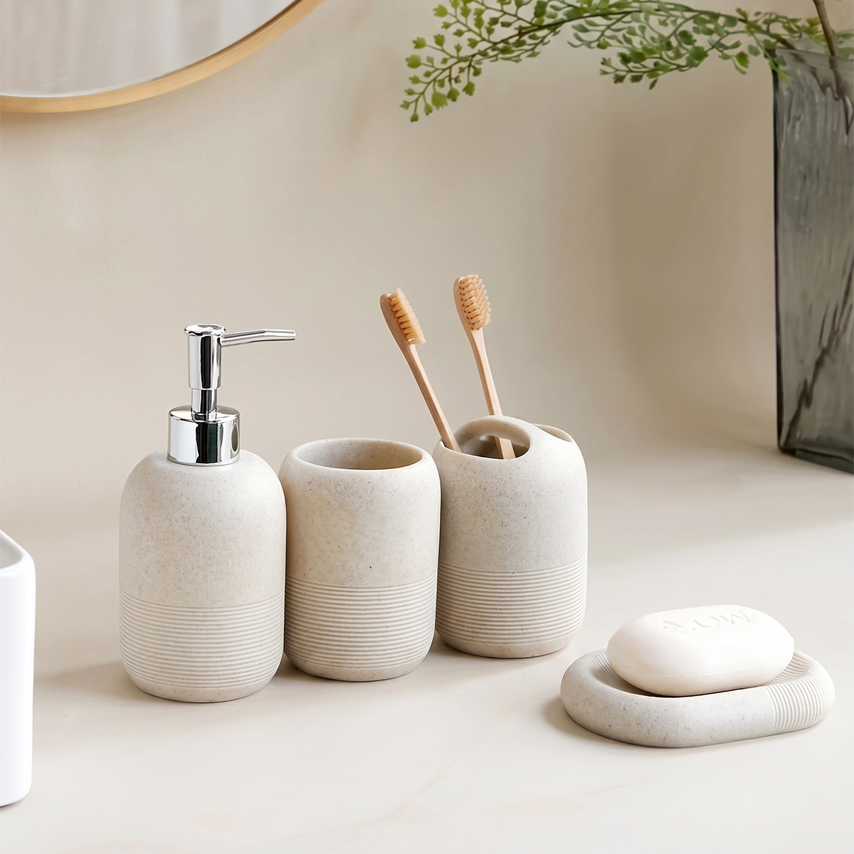 Modern Kumtaşı Reçineli Banyo  - Zara Home Bathroom Set incelemesi ve fiyatı