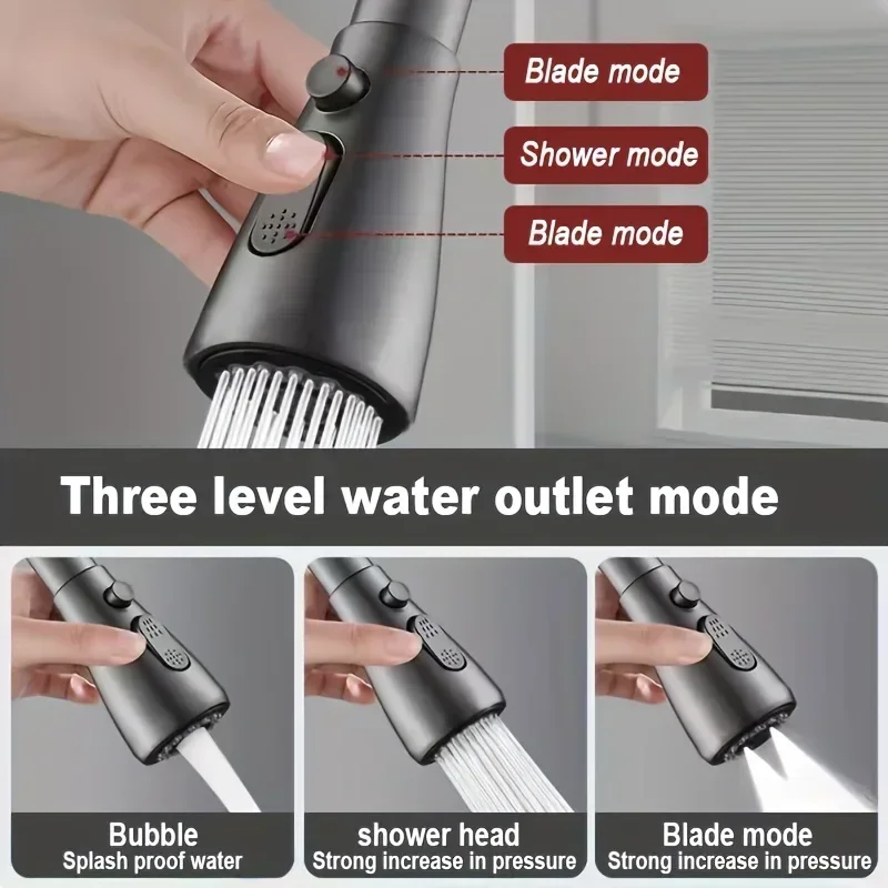 Musluk Uzatıcı Metal Üç Modlu  - Home Bathroom Taps incelemesi ve fiyatı