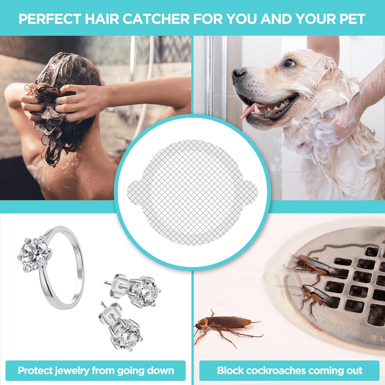 25'li Paket Tek Kullanımlık Du - Drain Hair Catcher incelemesi ve fiyatı