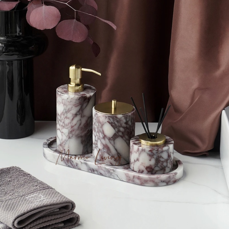 Calacatta Viola Mor Doğal Merm - Zara Home Bathroom Set incelemesi ve fiyatı