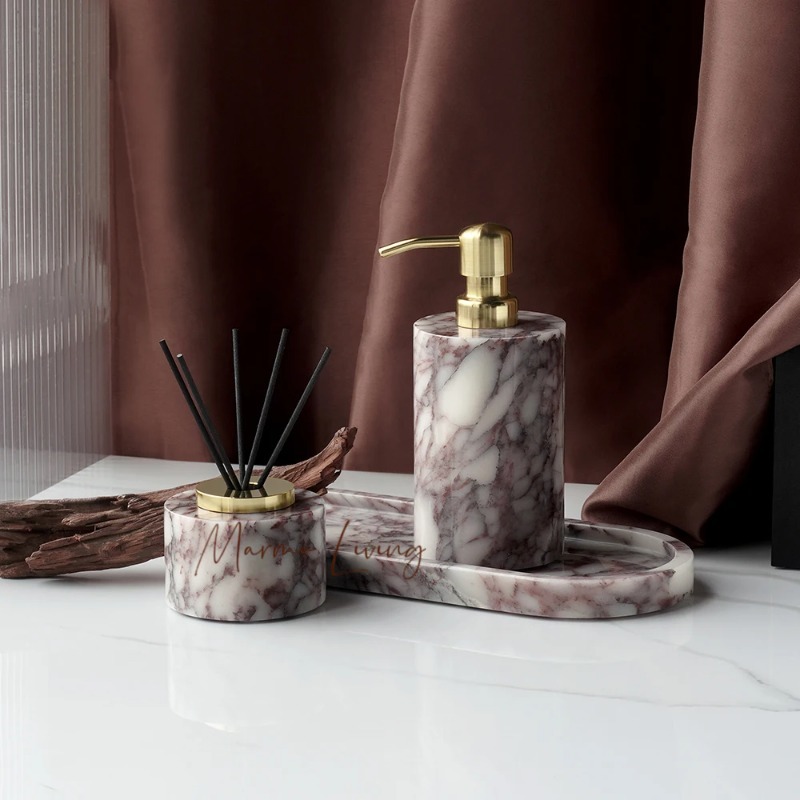 Calacatta Viola Mor Doğal Merm - Zara Home Bathroom Set incelemesi ve fiyatı