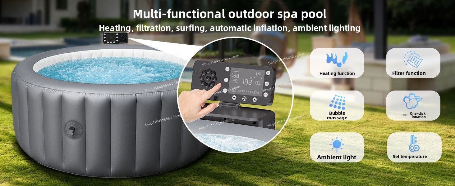 Şişme SPA Havuzu Şişme Jakuzi  - Home Bathroom Jacuzzi incelemesi ve fiyatı